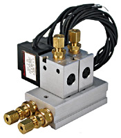 3 way solenoid valve manifold assembly