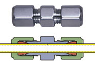 stainless external union